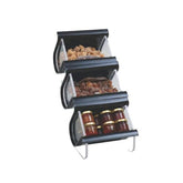 Rosseto EZ-SERV 3-Compartment Condiment Organiser Black